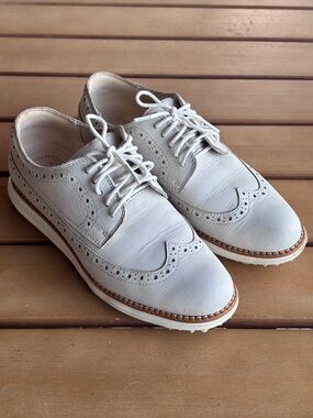 Cole Haan ØriginalGrand Golf women’s shoes. Leather Wingtip Oxfords.